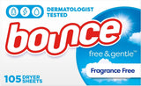 Bounce Scented Sheets, Free, 105 Count