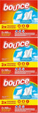 Bounce Dryer Sheets, 330 count, Outdoor Fresh Scent, Fabric Softener Sheets, Reduces Static, Softens and Fights Wrinkles (Pack of 3)