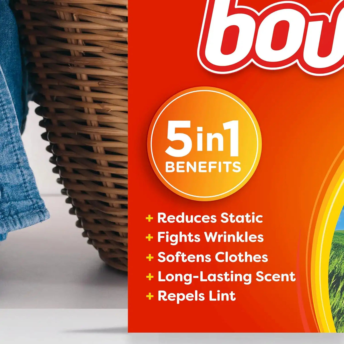Bounce Fabric Softener Sheets, Fresh Linen Scent,120 Count (Pack of 6)