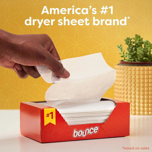 Bounce Dryer Sheets, 330 count, Outdoor Fresh Scent, Fabric Softener Sheets, Reduces Static, Softens and Fights Wrinkles (Pack of 3)
